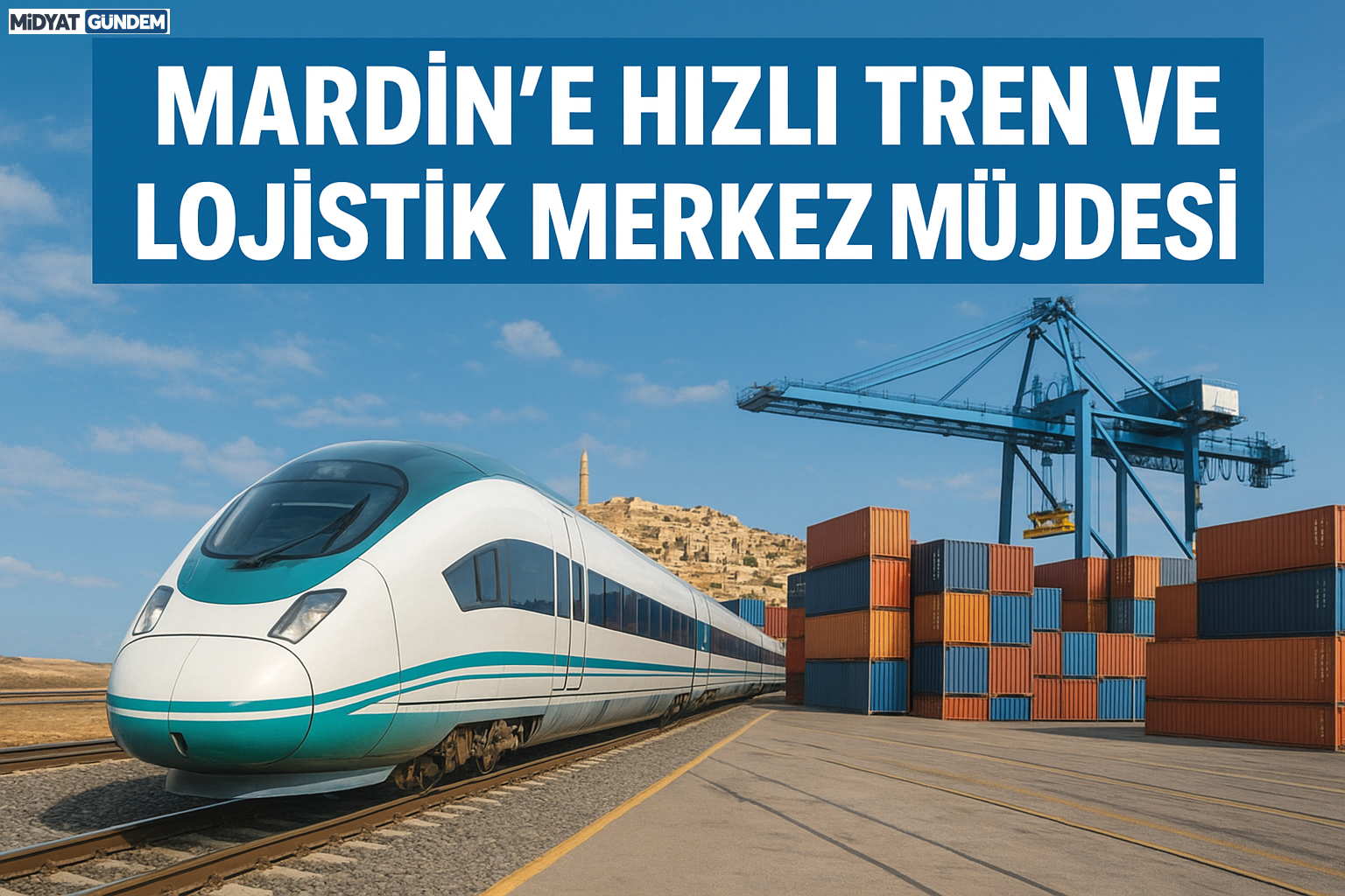 Mardin’e Hızlı Tren Ve Lojistik Merkez Müjdesi