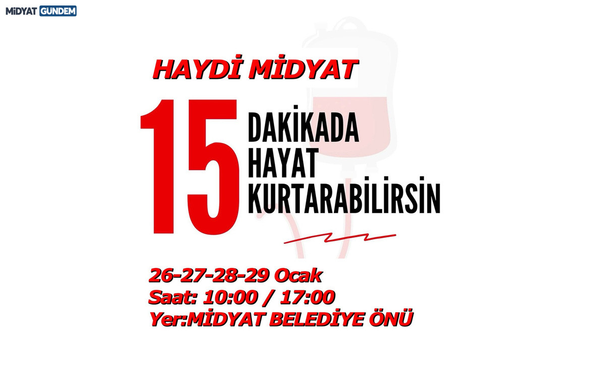 Midyat’ta Kan Bağışı Çağrısı-1