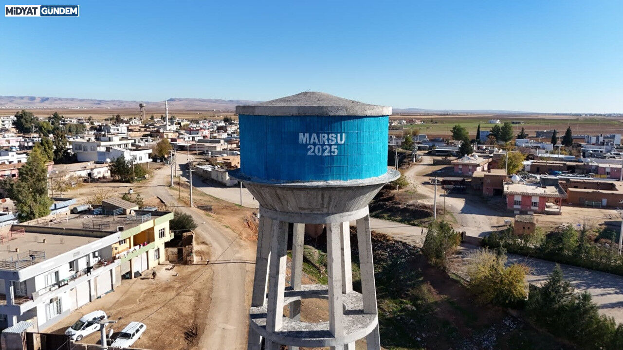 MARSU, 37 Yıllık Ayaklı Su Deposunun Yerine Yenisini İnşa Etti