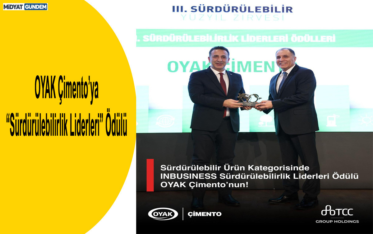 Oyak Çimento’ya Sürdürülebilirlik Liderleri Ödülü-1