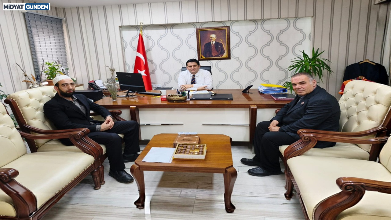Tem Der Midyat Şubesi’nden Vali Yardımcısı Şenay’a Ziyaret