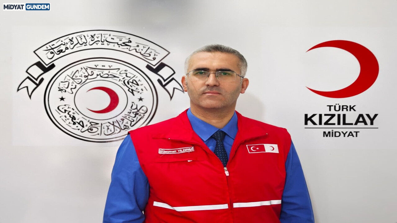 Midyat Kızılay Şubesi Başkanı Süleyman Yıldırım