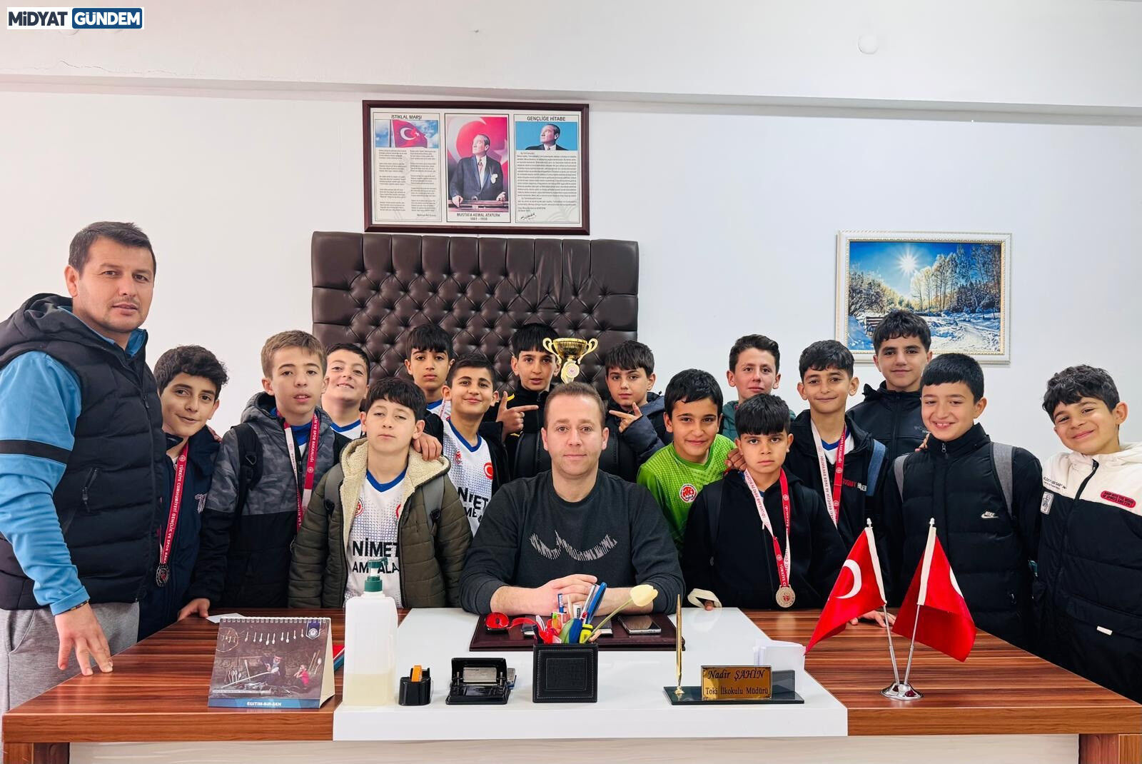 Midyat’ta Toki̇ Ortaokulu’ndan Gururlandıran Başarı! (3)