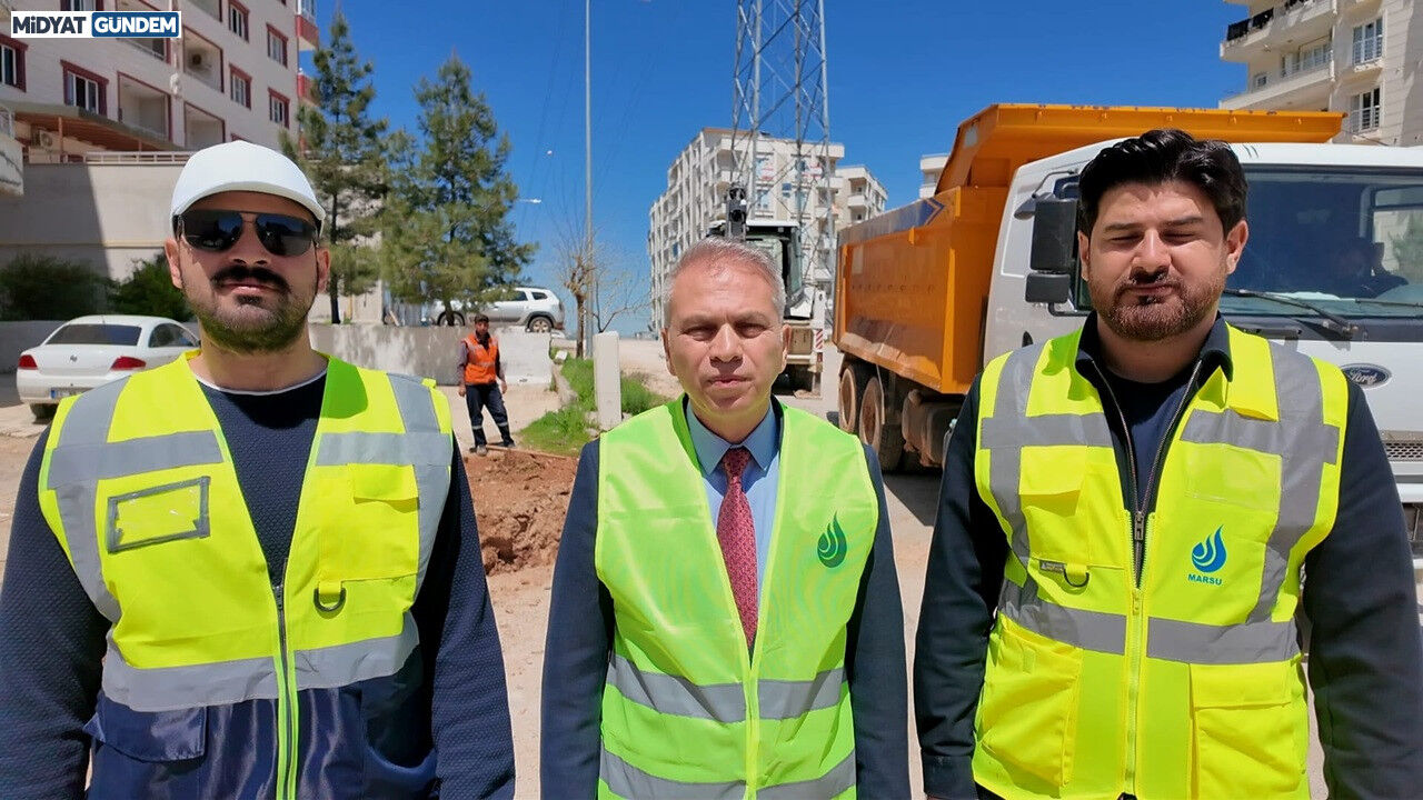Artuklu’ya Yeni Şebekeden Su Akışı Başladı