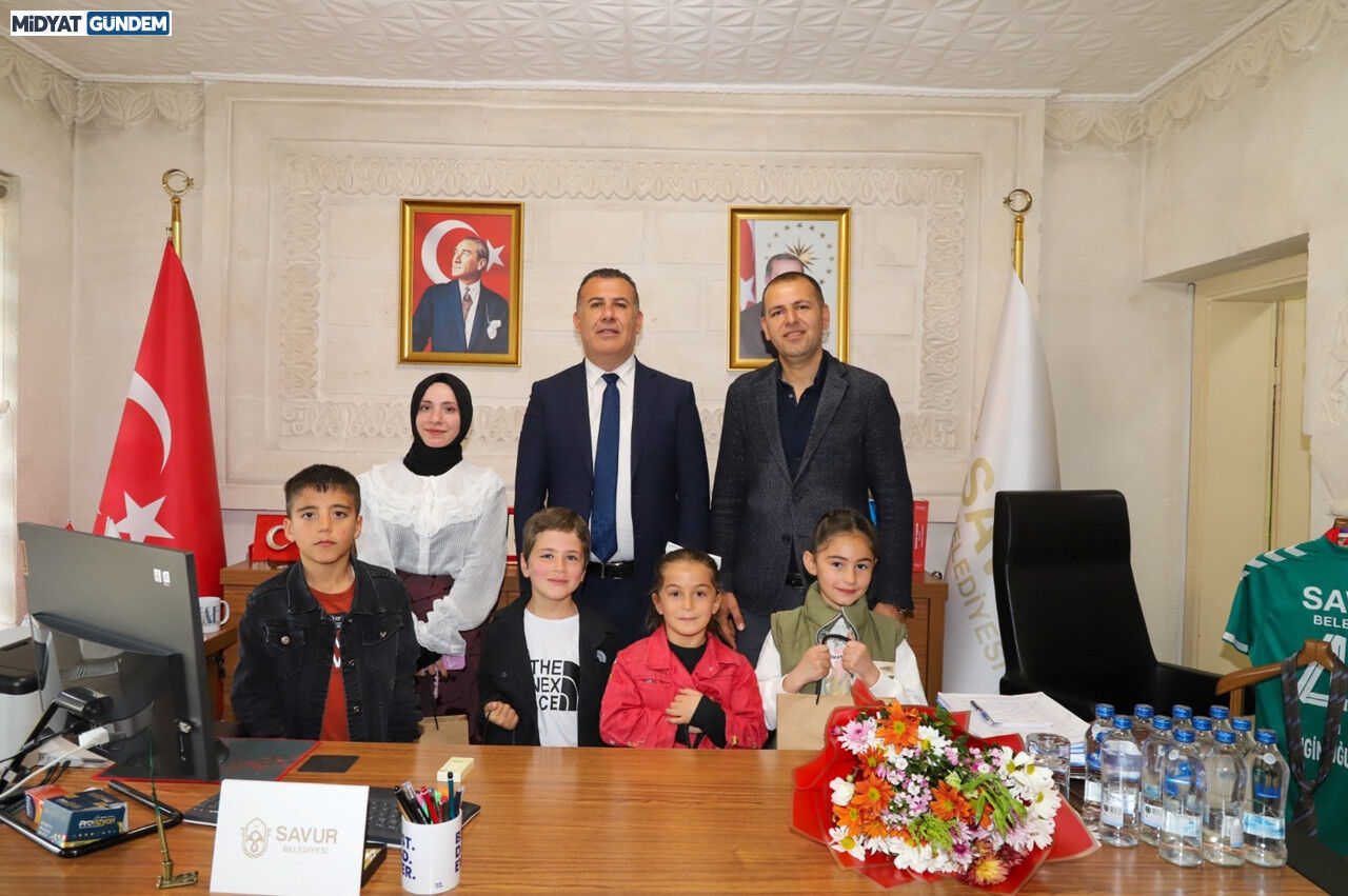 Savur'da 23 Nisan’da Minik Başkanlar İş Başında (2)