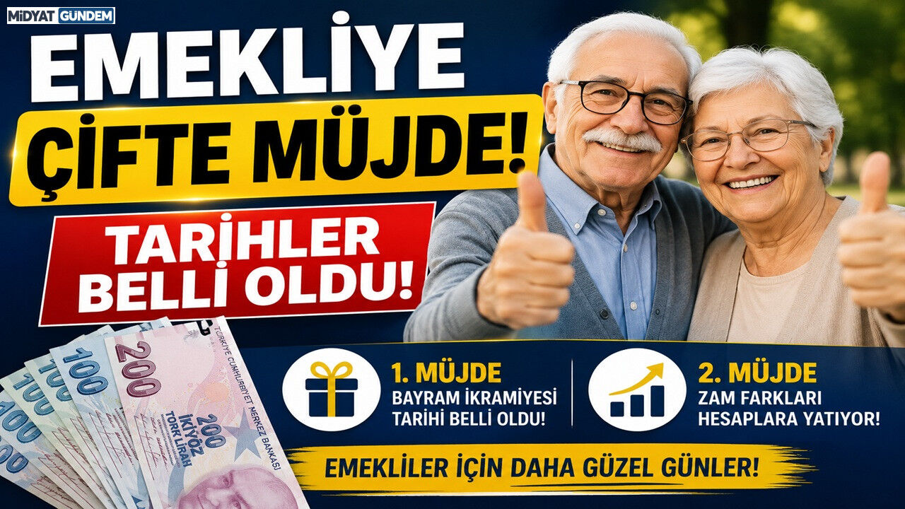 Emekliye Çifte Müjde Tarihler Belli Oldu!