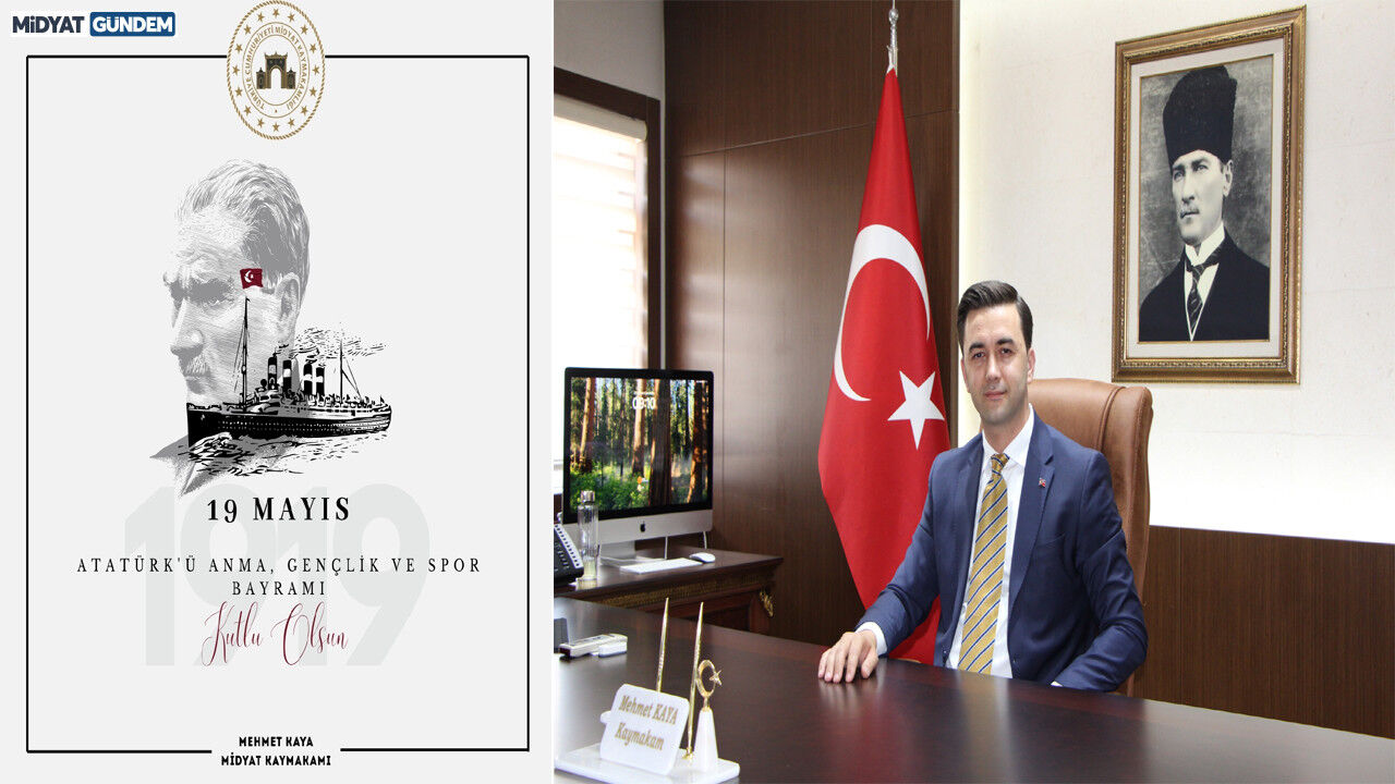 Kaymakam Kaya'dan 19 Mayıs Mesajı