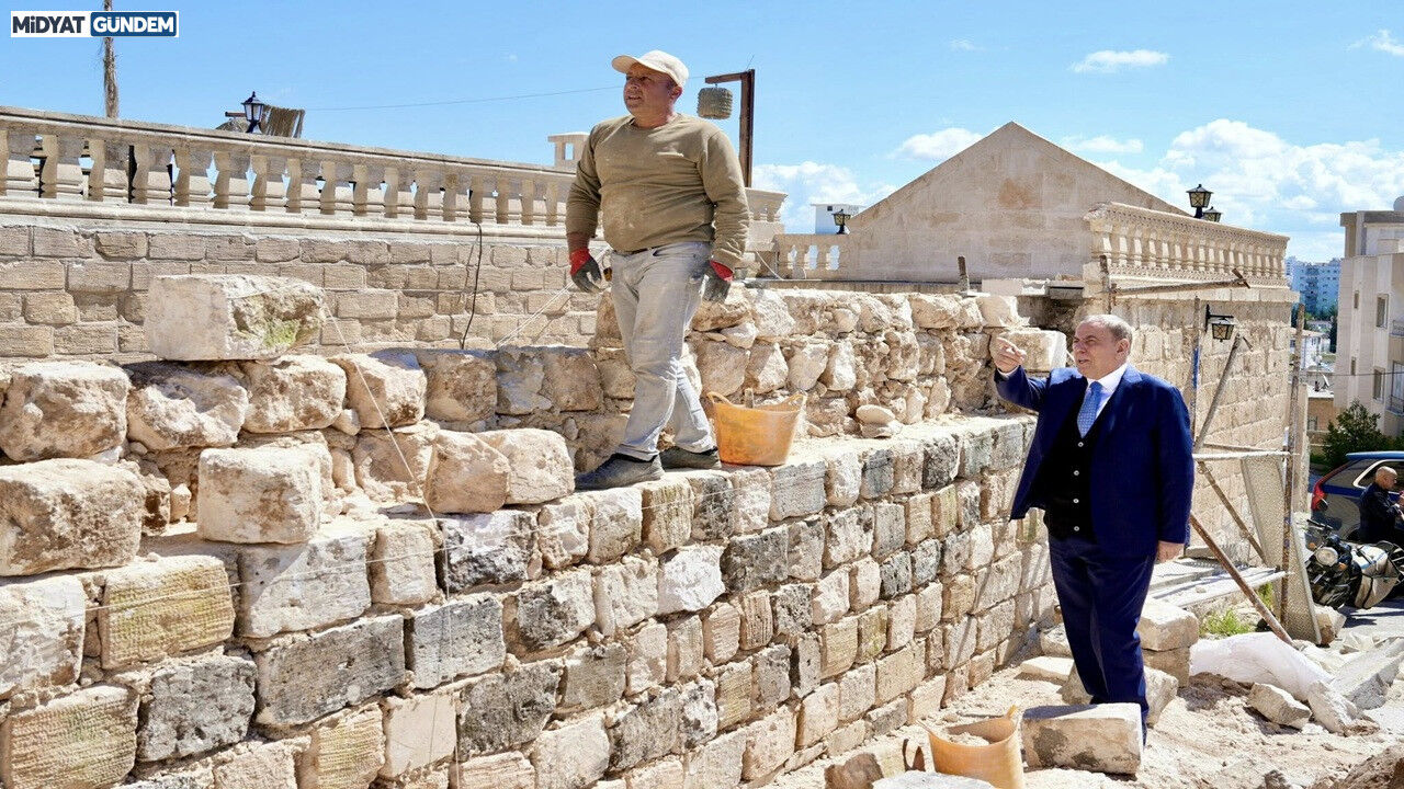 Midyat’ta Tarihi Doku “Katori” Taşıyla Yeniden Hayat Buluyor (1)