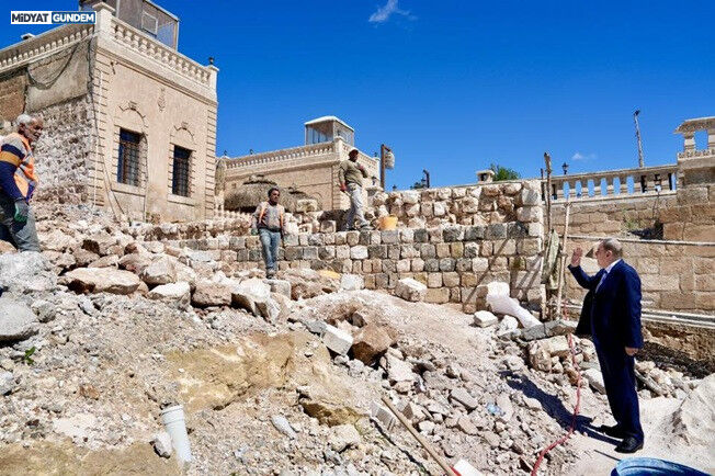 Midyat’ta Tarihi Doku “Katori” Taşıyla Yeniden Hayat Buluyor (2)