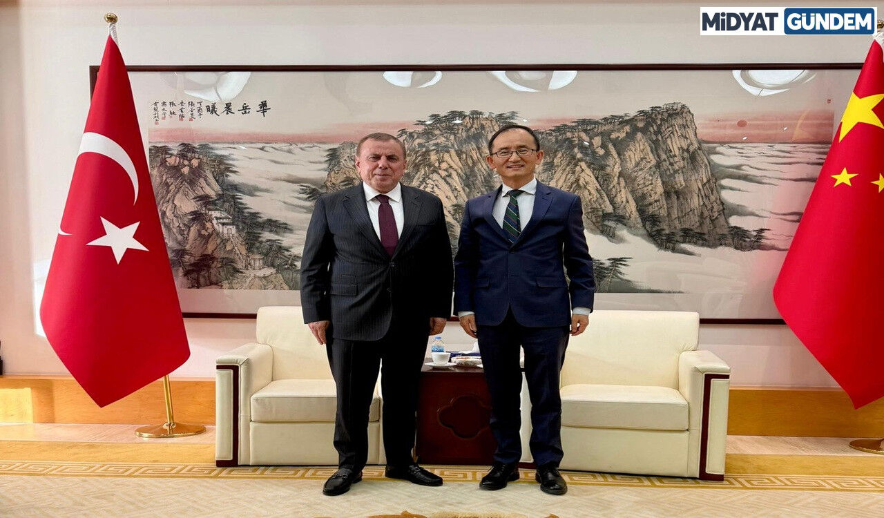 Başkan Şahin, Çin Büyükelçiliğini Ziyaret Etti (1)