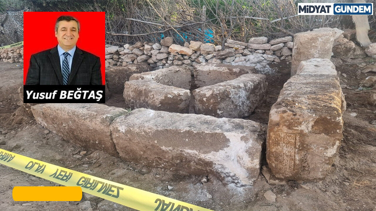 Midyat’ta Süryanice Kitabeler Bulundu