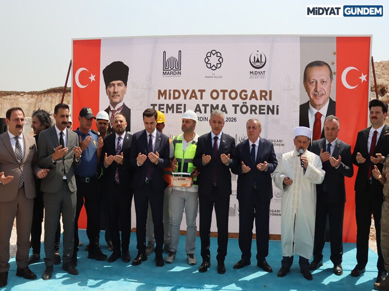 Midyat'ta Yeni Otogarın Temeli Atıldı 2