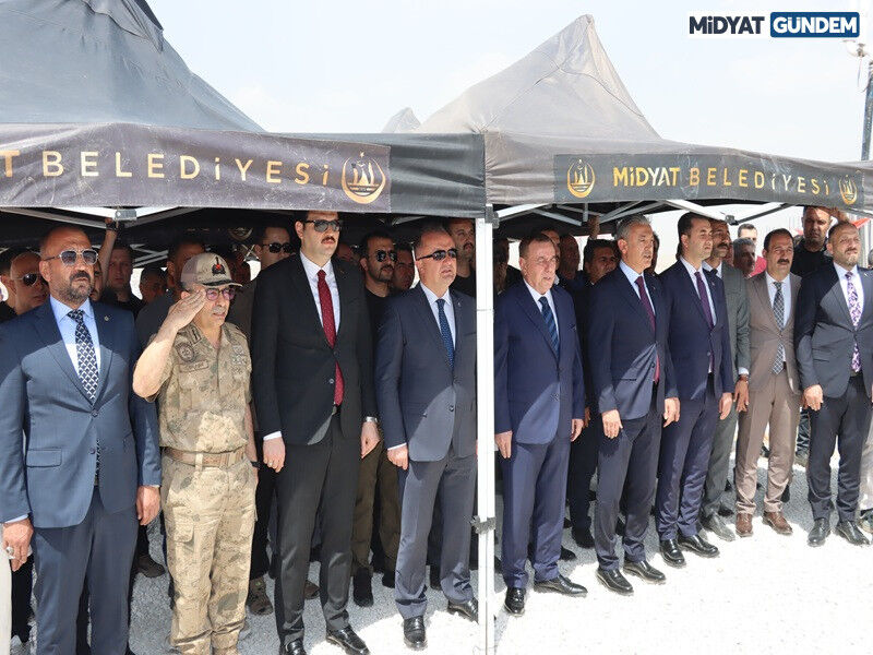 Midyat'ta Yeni Otogarın Temeli Atıldı 4