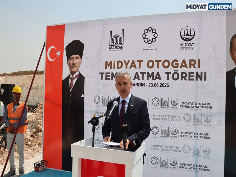 Midyat'ta Yeni Otogarın Temeli Atıldı Vali Akkoyun