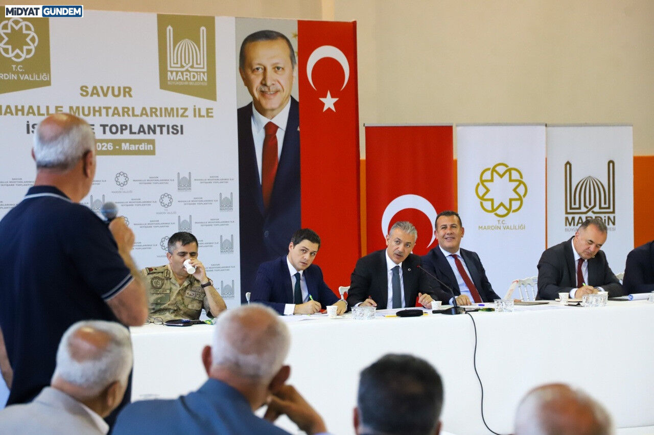 Savur’da Geniş Katılımlı Muhtarlar Zirvesi (1)