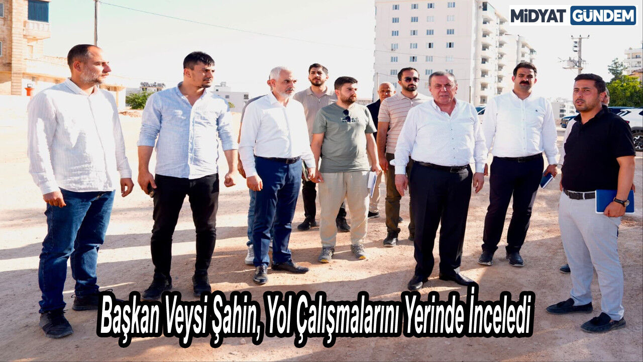 Başkan Veysi Şahin Yol Çalışmalarını Yerinde İnceledi