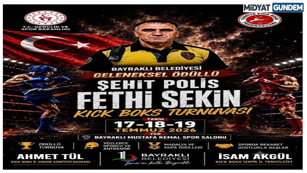 İzmir’de Şehit Fethi Sekin Anısına Geleneksel Kick Boks Turnuvası Düzenleniyor