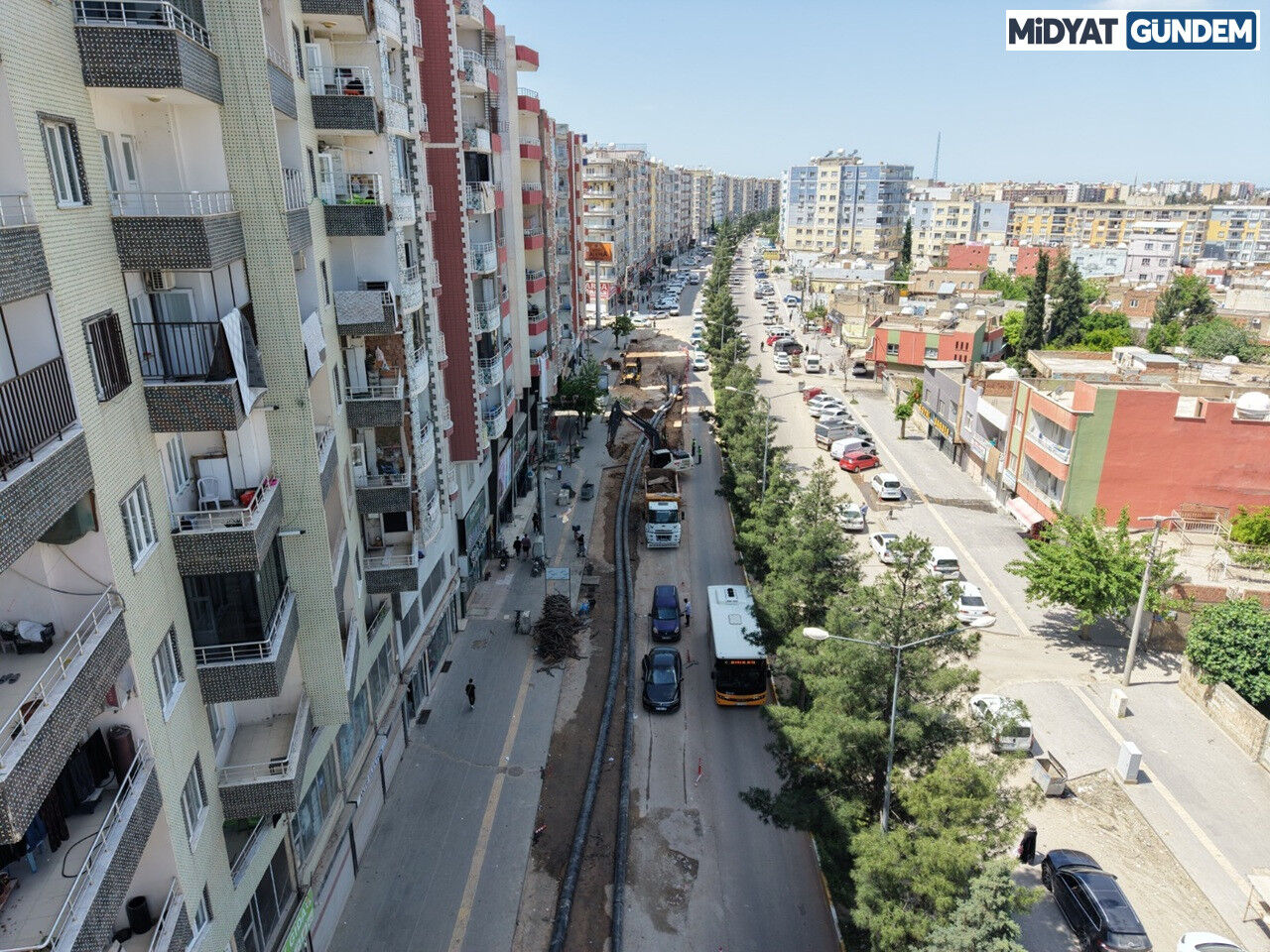 Kızıltepe'de 14 Mahallenin Ömrünü Tamamlayan Ana Su Hattı Yenilendi