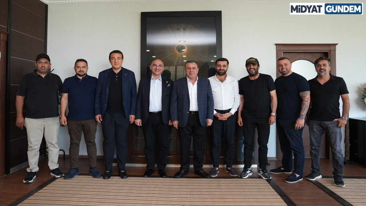 Mardin Spor Yönetiminden Başkan Veysi Şahin’e Ziyaret