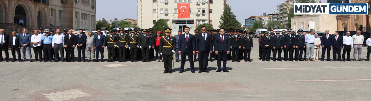 Midyat’ta 30 Ağustos Zafer Bayramı’nın 104. Yıl Dönümü Coşkuyla Kutlandı