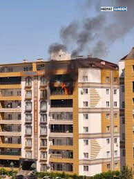 Midyat'ta Havuzlu Kent Sitesi'nde Yangın Paniği (3)
