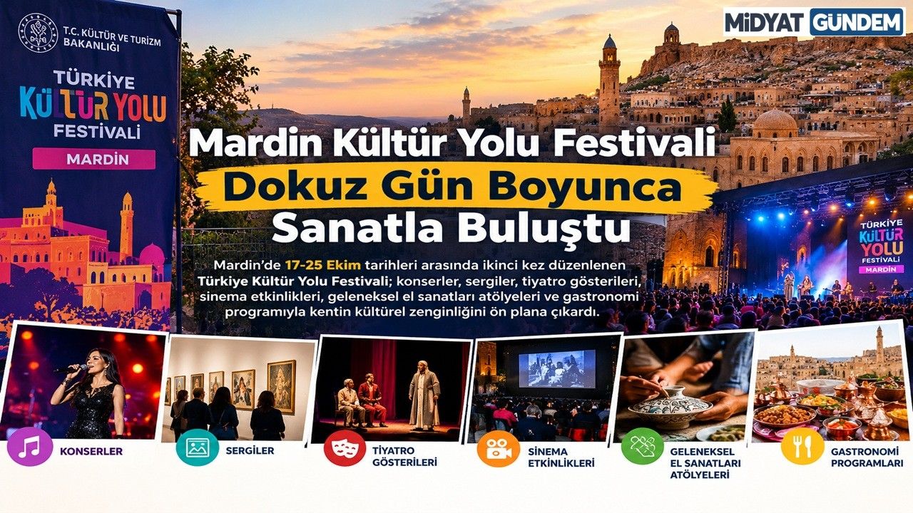 Mardin Kültür Yolu Festivali Dokuz Gün Boyunca Sanatla Buluştu