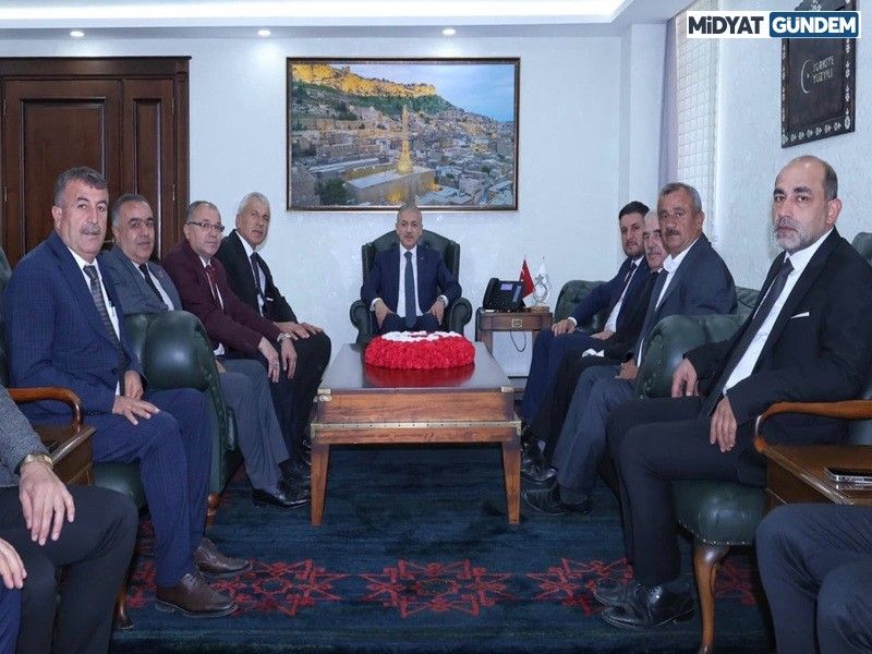 Mardinli Muhtarlardan Vali Akkoyun’a Ziyaret (8)