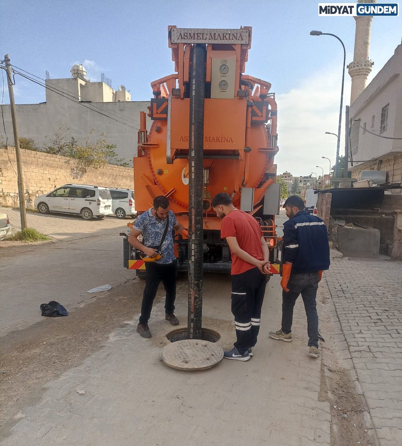 Marsu’dan Midyat’ta Kapsamlı Kanalizasyon Temizliği