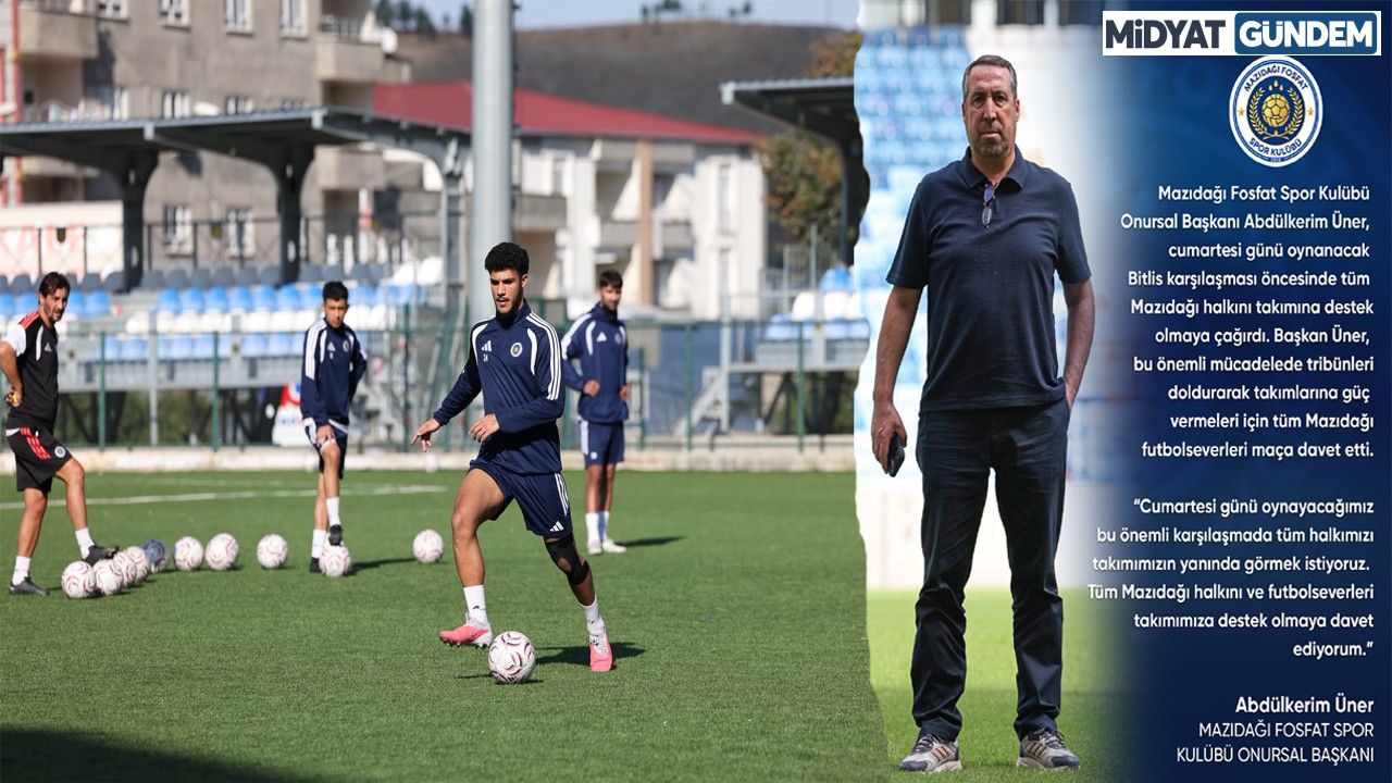 Mazıdağı Fosfatspor’da Bitlis 1916 Fk Mesaisi Sürüyor-1