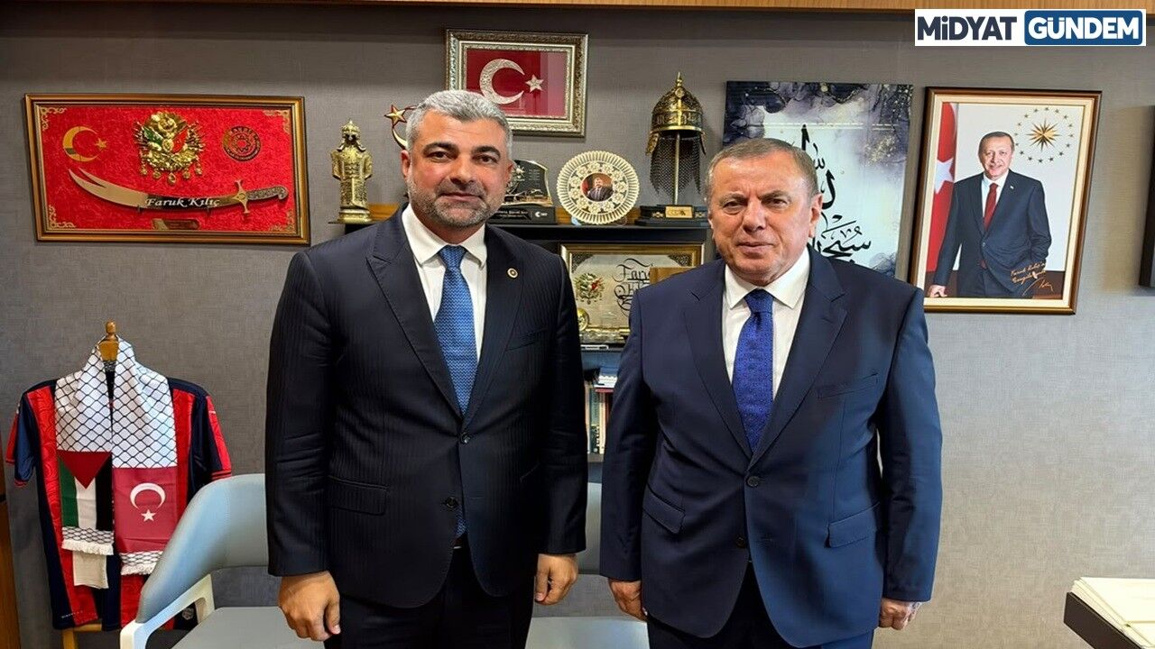 Midyat Belediye Başkanı Veysi Şahin’den Milletvekili Faruk Kılıç’a Ziyaret