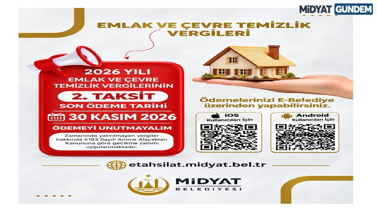 Midyat Belediyesi Emlak Ve Çevre Temizlik Vergisi (2)