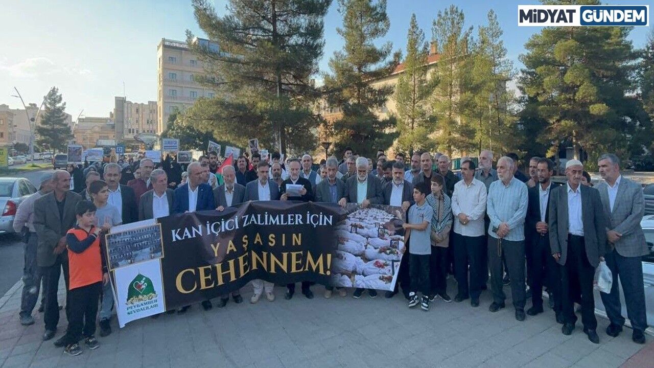 Midyat’ta Aksa Tufanı’nın Yıl Dönümünde Gazze’ye Destek Açıklaması
