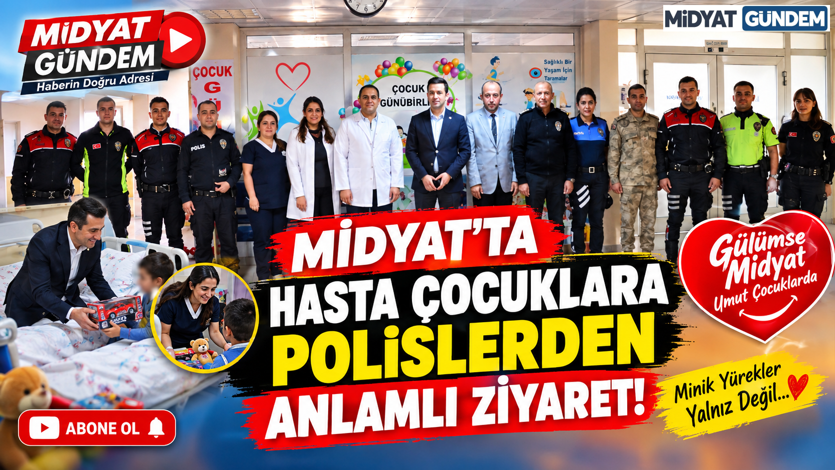 Midyat’ta Çocuklara Umut Ve Mutluluk Ziyareti!