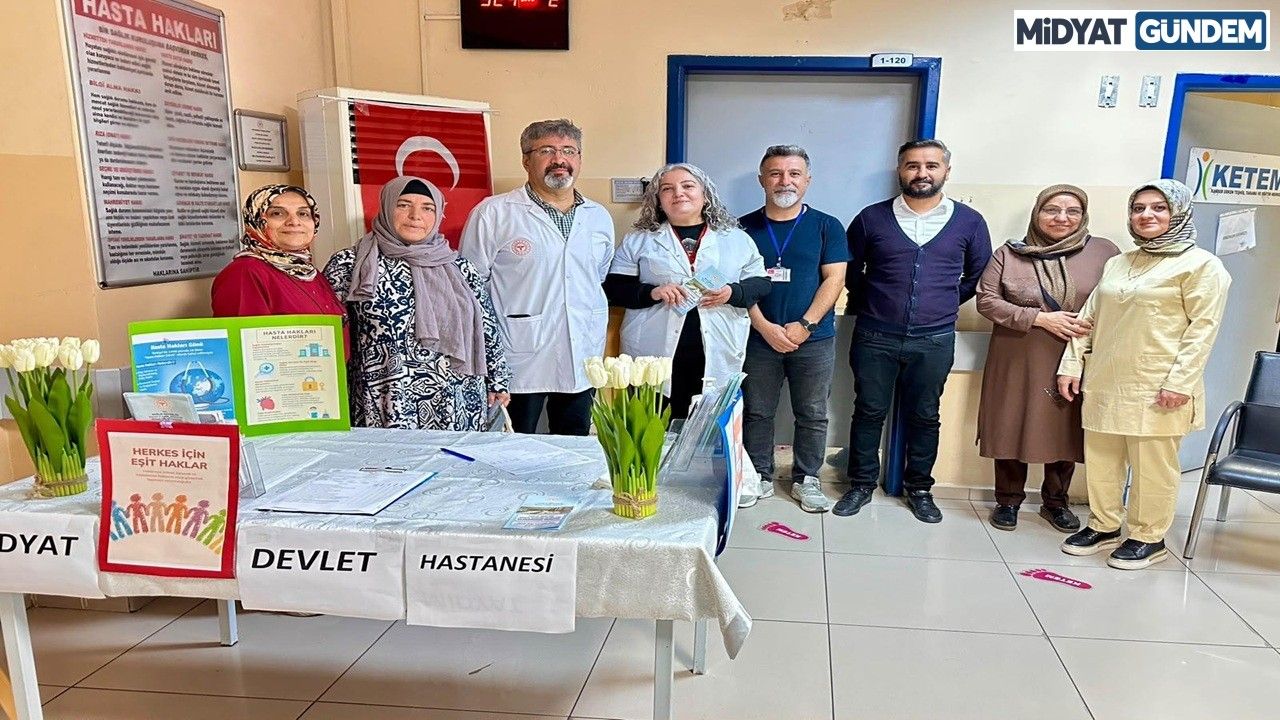Midyat'ta Hastanede Hasta Hakları Günü Etkinliği