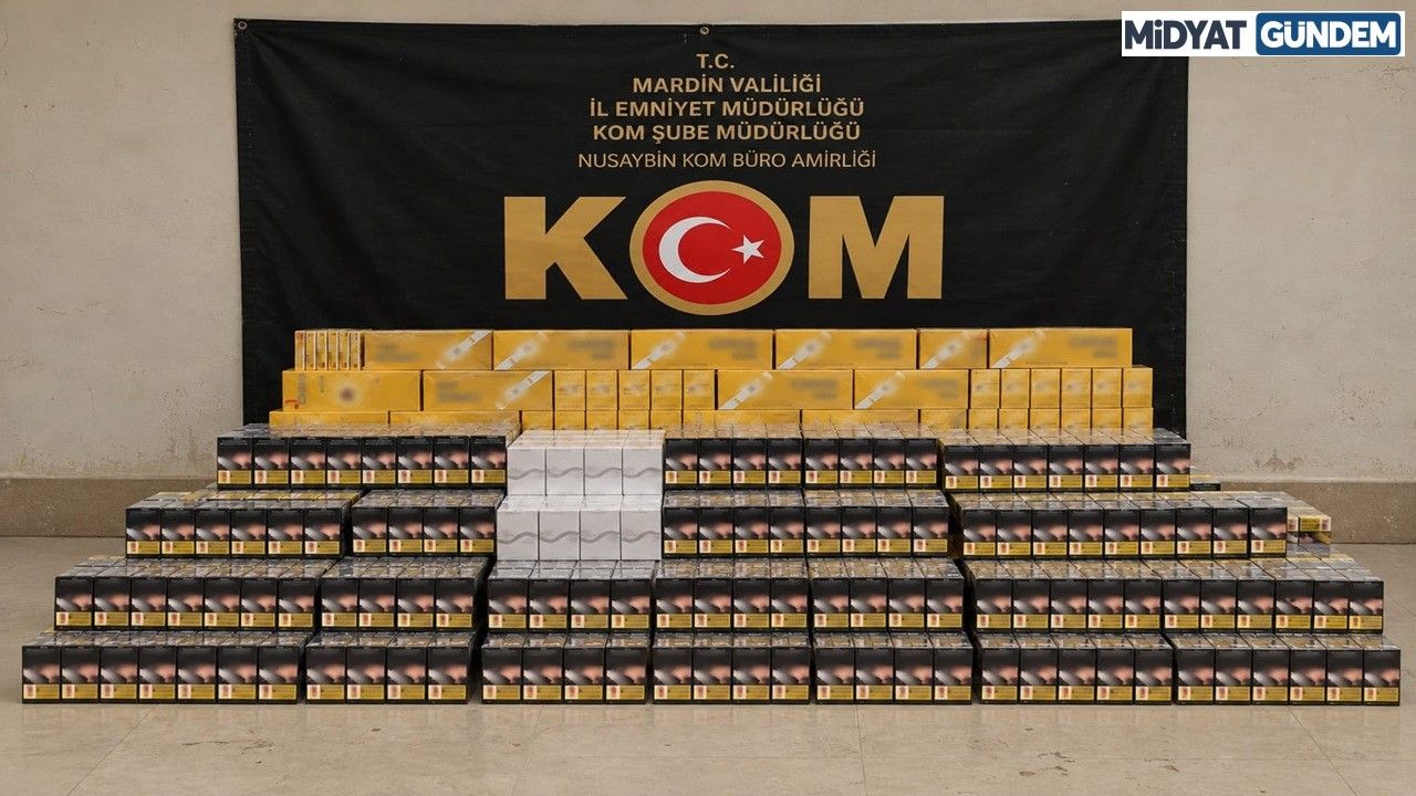 Nusaybin’de Kaçak Sigara Operasyonu-1