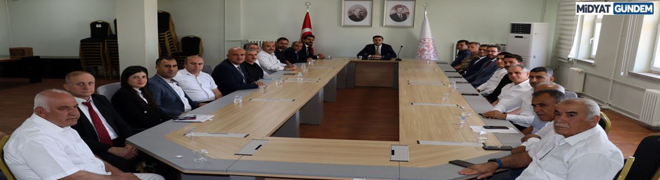 Midyat’ın Yeni Kaymakamı Mehmet Kaya Görevine Başladı