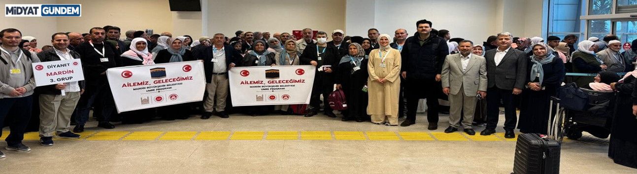 Mardin’de 47 Çift Dualar Eşliğinde Umre’ye Uğurlandı
