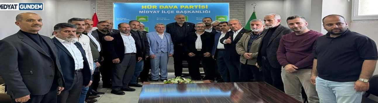 Midyat’ta HÜDA PAR Güven Tazeledi: İsa Altunkaynak Yeniden Başkan